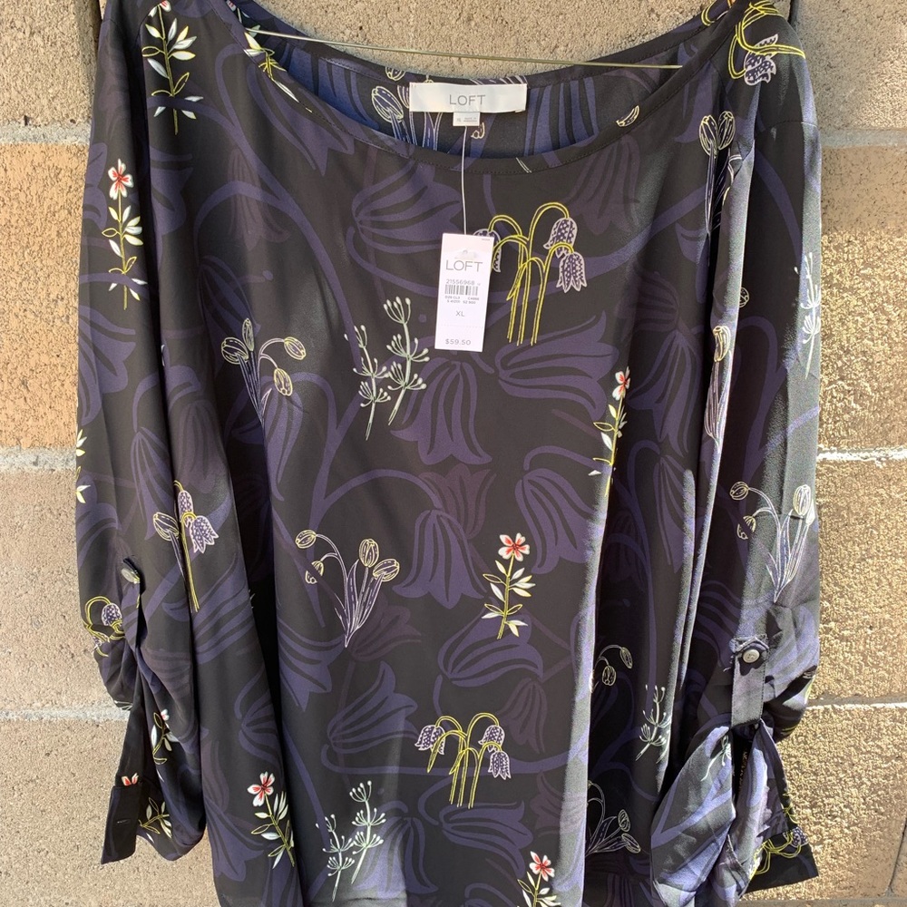 Loft long sleeve blouse